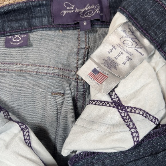 NYDJ Not Your Daughter's Jeans Size 8 Bootcut Lift Tuck Technology Medium Wash - Picture 6 of 9